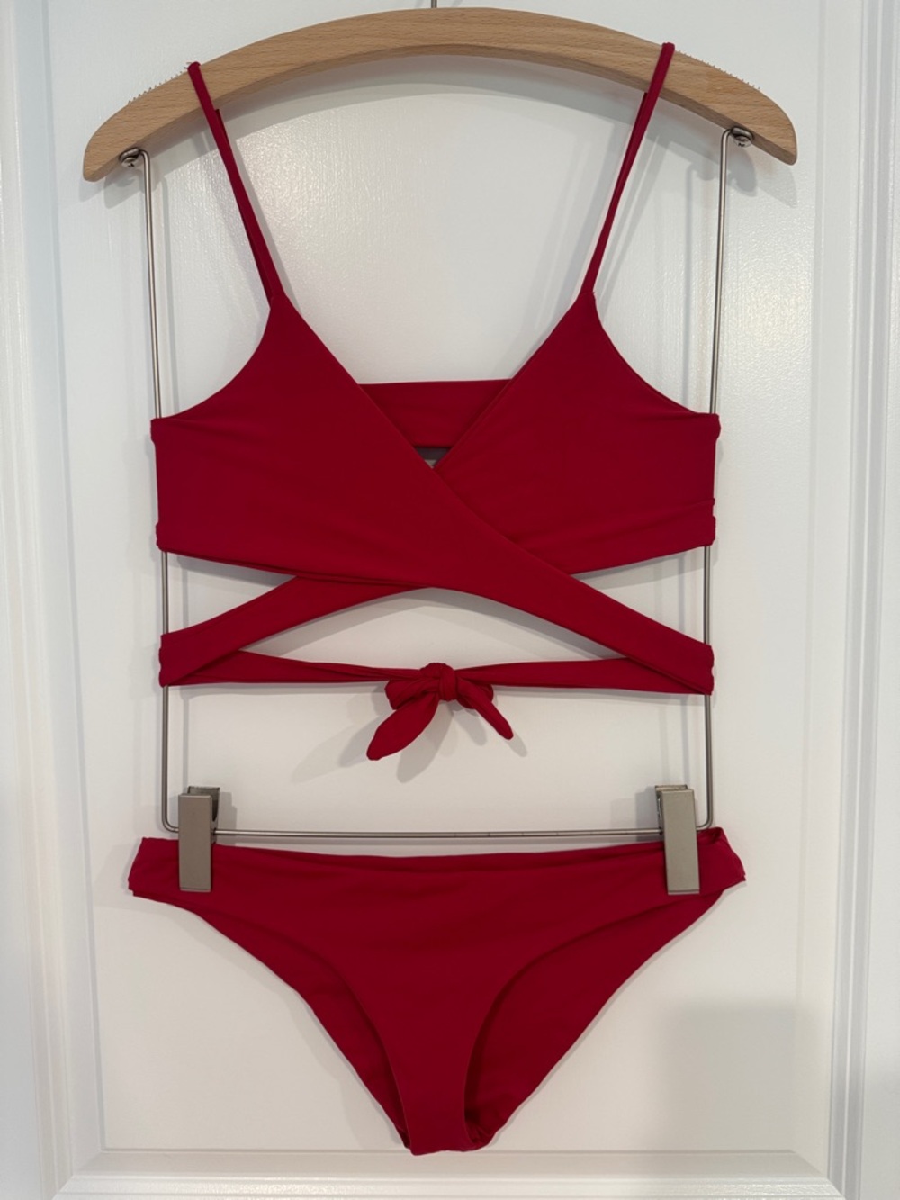 L*Space Cross-Front Wrap Bikini Set